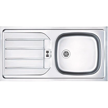 Eurodomo Einbauspüle Luna 86 Cm Edelstahl Glatt 3 Eurodomo Einbauspüle Luna 86 Cm Edelstahl Glatt