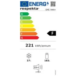 Respekta Einbau Kühl- & Gefrierkombination GKE144A+ EEK: F -Küchenwelt Verkauf 159317 EnergielabelGKE144A