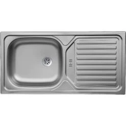 Held Möbel Spülenunterschrank Turin 120 Cm Mit 2 Türen Graphit/Wotaneiche -Küchenwelt Verkauf 189424 11016600 CU 13