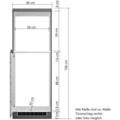 Held Möbel Kühlschrank/Ofenumbauschrank Turin 60 Cm Wotaneiche/Graphit 21 Held Möbel Kühlschrank/Ofenumbauschrank Turin 60 Cm Wotaneiche/Graphit -Küchenwelt Verkauf 189522 11016600 VM 08