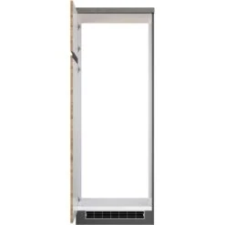 Held Möbel Umbauschrank Für Kühl/Gefrierkombi Turin 60 Cm Wotaneiche/Graphit -Küchenwelt Verkauf 189542 11016600 S 03