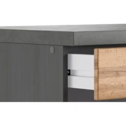 Held Möbel Küchenunterschrank Turin 120 Cm Wotaneiche/Graphit -Küchenwelt Verkauf 189569 11016600 CU 05