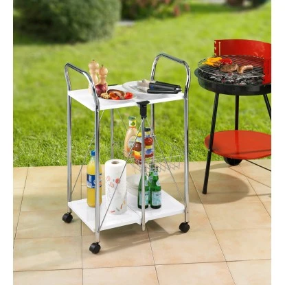 Wenko Beistell- Und Küchenwagen Sunny Weiß 7 Wenko Beistell- Und Küchenwagen Sunny Weiß – Bild 5