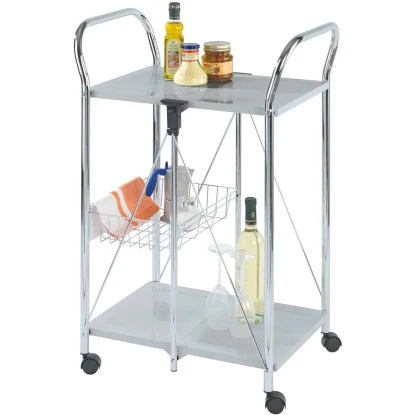 Wenko Beistell- Und Küchenwagen Sunny Silber 3 Wenko Beistell- Und Küchenwagen Sunny Silber