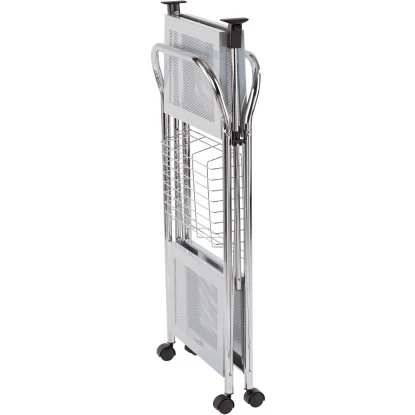 Wenko Beistell- Und Küchenwagen Sunny Silber 5 Wenko Beistell- Und Küchenwagen Sunny Silber – Bild 3