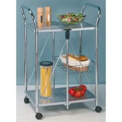 Wenko Beistell- Und Küchenwagen Sunny Silber 12 Wenko Beistell- Und Küchenwagen Sunny Silber -Küchenwelt Verkauf 2910677 1068 900060100 2