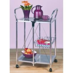 Wenko Beistell- Und Küchenwagen Sunny Silber 13 Wenko Beistell- Und Küchenwagen Sunny Silber -Küchenwelt Verkauf 2910677 1068 900060100 3