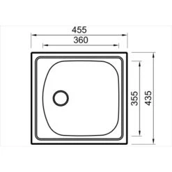 Eurodomo Einbauspüle Norm 45,5 Cm X 43,5 Cm Edelstahl Glatt 6 Eurodomo Einbauspüle Norm 45,5 Cm X 43,5 Cm Edelstahl Glatt -Küchenwelt Verkauf 384123 norm 45 43 skizze 5