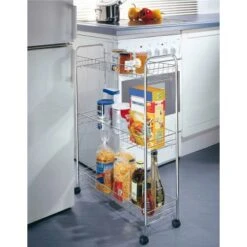 Wenko Rollregal Slim Chrom -Küchenwelt Verkauf 3895190 1068 4251010500 2