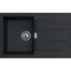 Einbauspüle Granitverbundwerkstoff Schwarz