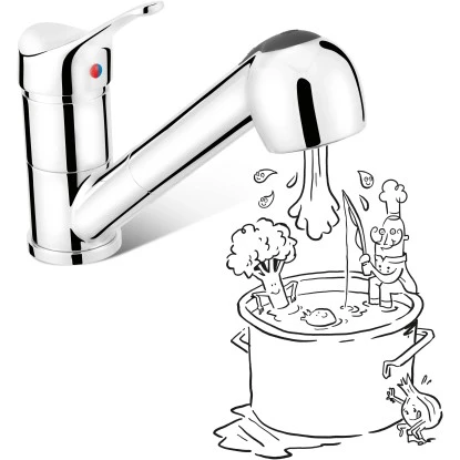 Baliv Küchenarmatur KI-5171 Chrom 4 Baliv Küchenarmatur KI-5171 Chrom – Bild 2