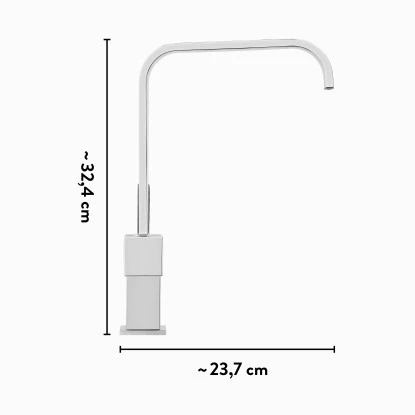 Baliv Küchenarmatur KI-1290 Verchromt 8 Baliv Küchenarmatur KI-1290 Verchromt – Bild 6