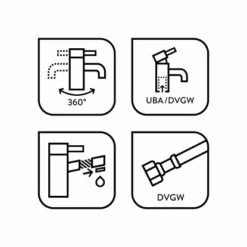 Baliv Küchenarmatur KI-1320 Chrom -Küchenwelt Verkauf 4007874206503 50