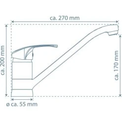 Schütte Design-Spültischarmatur Grande Chrom -Küchenwelt Verkauf 4008431772509 2759 99