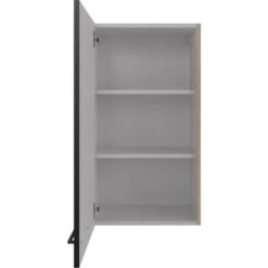 Flex-Well Exclusiv Oberschrank Capri 50 Cm X 89 Cm Schwarz Matt-Endgrain Oak 8 Flex-Well Exclusiv Oberschrank Capri 50 Cm X 89 Cm Schwarz Matt-Endgrain Oak -Küchenwelt Verkauf 4047584070353 4051 S 02