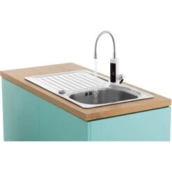 Easymaxx Warm Und Kaltwasserarmatur Mit Integriertem Durchlauferhitzer 3600 W -Küchenwelt Verkauf 4052926017378 4257 04 AB