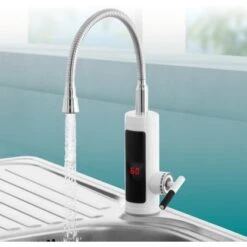 Easymaxx Warm Und Kaltwasserarmatur Mit Integriertem Durchlauferhitzer 3600 W -Küchenwelt Verkauf 4052926017378 4257 11 A