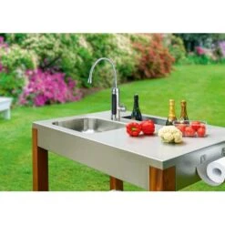 Maxxmee Warm Und Kaltwasserarmatur Mit Integrierter Heizspirale Edelstahl 3600 W -Küchenwelt Verkauf 4052926049744 4257 08AB