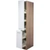 Flex-Well Classic Apotheker-Hochschrank Florida30 Cm Weiß-Sonoma Eiche -Küchenwelt Verkauf 4525911 4800 ahs30 samoa 2