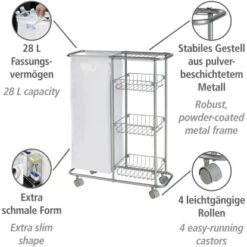 Wenko Sammelwagen Slim 3 Etagen -Küchenwelt Verkauf 454027 1068 02