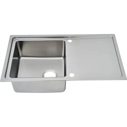 Respekta Einbauspüle Chicago 86 Cm X 50 Cm Edelstahl 4 Respekta Einbauspüle Chicago 86 Cm X 50 Cm Edelstahl – Bild 2