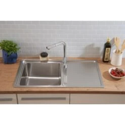 Respekta Einbauspüle Chicago 86 Cm X 50 Cm Edelstahl 38 Respekta Einbauspüle Chicago 86 Cm X 50 Cm Edelstahl -Küchenwelt Verkauf 45546 4384 CHICAGO86X50 17