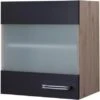 Flex-Well Exclusiv Glas-Hängeschrank Lara 50 Cm Anthrazit-San Remo Eiche 1 Flex-Well Exclusiv Glas-Hängeschrank Lara 50 Cm Anthrazit-San Remo Eiche -Küchenwelt Verkauf 4786315 4051 HGH50Lara