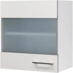 Flex-Well Exclusiv Glas-Hängeschrank Joelina 50 Cm Weiß