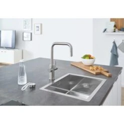 Grohe Blue Home U-Auslauf Starter Kit Supersteel -Küchenwelt Verkauf 520 ZZH T31543D05 000 01 1