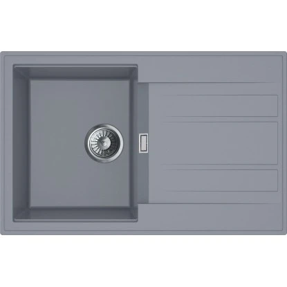 Miló Einbauspüle Granitverbundstoff Piatto 78 Grau 3 Miló Einbauspüle Granitverbundstoff Piatto 78 Grau