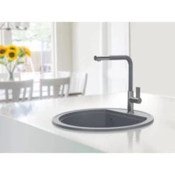 Miló Einbauspüle Granitverbundstoff Olli 51 Grau -Küchenwelt Verkauf 5903140018353 30