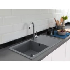 Miló Einbauspüle Granitverbundstoff Blissano 76 Grau 7 Miló Einbauspüle Granitverbundstoff Blissano 76 Grau -Küchenwelt Verkauf 5903140018377 30