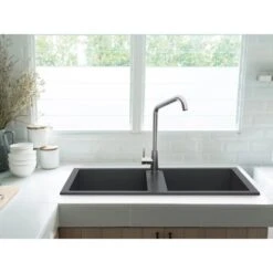 Miló Einbauspüle Granitverbundstoff Blissano 76 Graphit 7 Miló Einbauspüle Granitverbundstoff Blissano 76 Graphit -Küchenwelt Verkauf 5903140019411 2.png