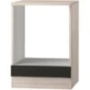 Optifit Herdumbau Faro220 60 Cm Anthrazit Akazie NB Inkl. 1 Festen Blende -Küchenwelt Verkauf 624701 3193 1