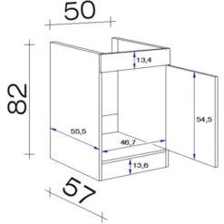 Flex-Well Exclusiv Spülen-Unterschrank Focus 50 Cm Akazie-Aubergine-Akazie 5 Flex-Well Exclusiv Spülen-Unterschrank Focus 50 Cm Akazie-Aubergine-Akazie -Küchenwelt Verkauf 736115 4051 5