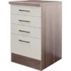 Flex-Well Exclusiv Schubkastenschrank Eico 50 Cm Magnolienweiß -Küchenwelt Verkauf 7363518 4051 ussa50 eico