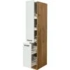 Flex-Well Exclusiv Apotheker-Hochschrank Vintea 30cm Magnolie Matt-Lancelot Oak -Küchenwelt Verkauf 756416 4051 AHS30Vintea K