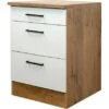 Flex-Well Exclusiv Auszugsunterschrank Vintea 60 Cm Magnolie Matt-Lancelot Oak -Küchenwelt Verkauf 756426 4051 USA60Vintea K