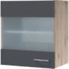 Flex-Well Exclusiv Glas-Oberschrank Morena 50cm Basaltgrau Matt - San Remo Eiche 1 Flex-Well Exclusiv Glas-Oberschrank Morena 50cm Basaltgrau Matt - San Remo Eiche -Küchenwelt Verkauf 756495 4051 hgh50morena