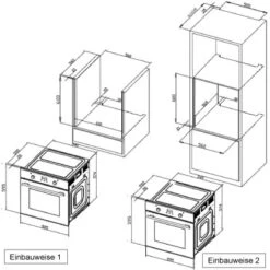 Respekta Backofen-Hauben Set EBDH-SET44090BS 90 Cm Black Steel -Küchenwelt Verkauf 75 4384 DIGI8BLACKSTEEL 05