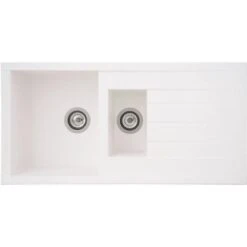 Respekta Einbauspüle Mineralite Houston 100 Cm X 50 Cm Weiß 19 Respekta Einbauspüle Mineralite Houston 100 Cm X 50 Cm Weiß -Küchenwelt Verkauf 793 4384 HOUSTON100X50W 03