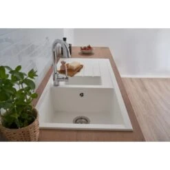 Respekta Einbauspüle Mineralite Houston 100 Cm X 50 Cm Weiß 28 Respekta Einbauspüle Mineralite Houston 100 Cm X 50 Cm Weiß -Küchenwelt Verkauf 793 4384 HOUSTON100X50W 12