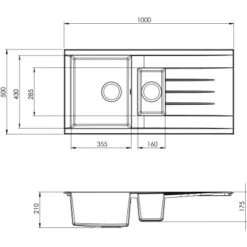 Respekta Einbauspüle Mineralite Houston 100 Cm X 50 Cm Weiß 31 Respekta Einbauspüle Mineralite Houston 100 Cm X 50 Cm Weiß -Küchenwelt Verkauf 793 4384 HOUSTON100X50W 15
