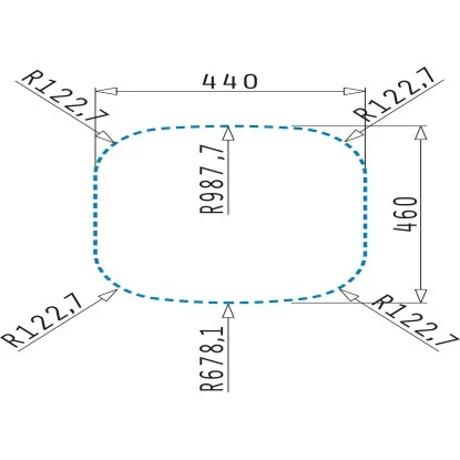 Pyramis Einbaubecken Kania Edelstahl 5 Pyramis Einbaubecken Kania Edelstahl – Bild 3