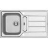 Pyramis Einbauspüle Athena 1 1/4B 1D Edelstahl -Küchenwelt Verkauf 820040 4891 1