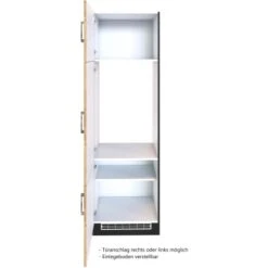 Held Möbel Kühlschrankumbau Sorrento B60x H200x T60 Cm Nische Wotaneiche-Grafit 13 Held Möbel Kühlschrankumbau Sorrento B60x H200x T60 Cm Nische Wotaneiche-Grafit -Küchenwelt Verkauf 853862 11016600 3