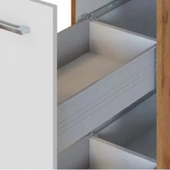 Held Möbel Apothekerschrank Sorrento 30x 200x 60 Cm 2 Ausz. 5 Fäch. Weiß-Wotan. -Küchenwelt Verkauf 853930 11016600 8