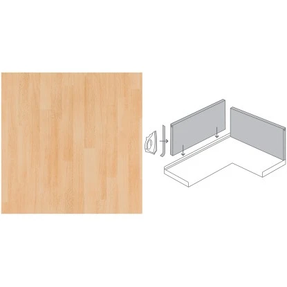 Küchenrückwand 296 Cm X 58,5 Cm Buche Parkett (BU37 POF) 4 Küchenrückwand 296 Cm X 58,5 Cm Buche Parkett (BU37 POF) – Bild 2