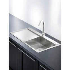 OBI Einbauspüle Quadra Basic 100 Edelstahl Eckig 6 OBI Einbauspüle Quadra Basic 100 Edelstahl Eckig -Küchenwelt Verkauf puele Quadra Basic 100NR 2